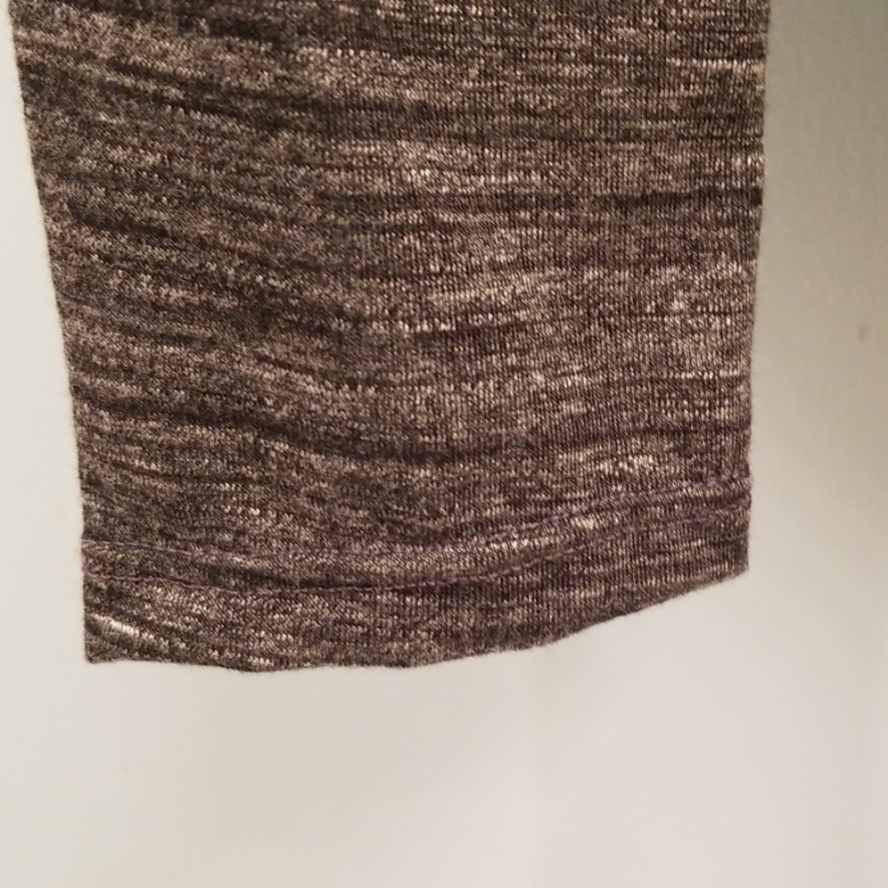 Mine Grey/Black Long Sleeve Elbow Patch Top in L - Picture 4 of 8